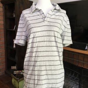 Men’s Gap striped polo, size M. Lightly used